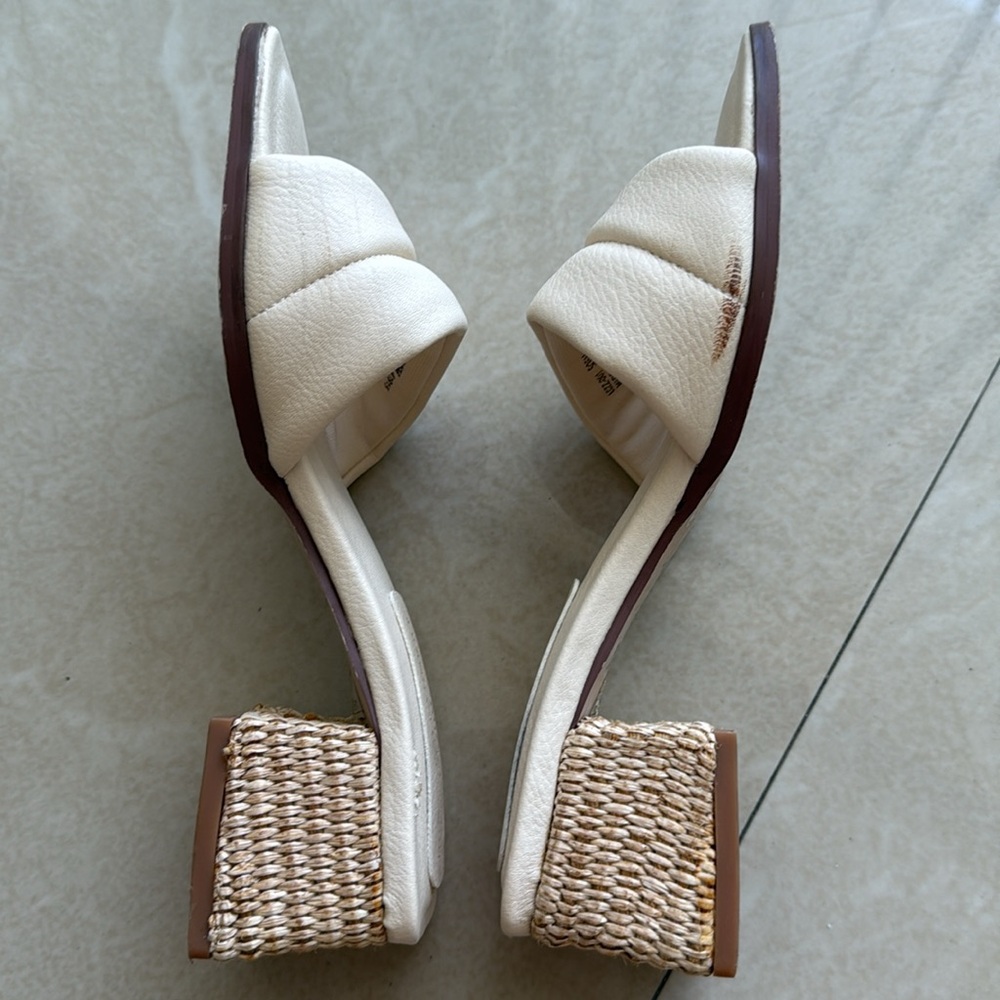 Chinese laundry low heel ivory sandals size 5 - Picture 6 of 7